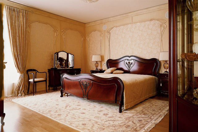 Спальня в стиле модерн – в гармонии с природой