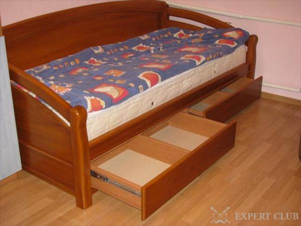 Кровать с выдвижными ящиками – удобство и комфорт в одном флаконе