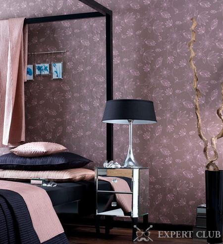 Дуэт розового и черного цвета возможен в вашей спальне