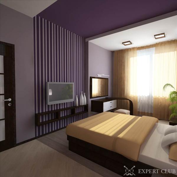 Дизайн спальни в сиреневых тонах: специфика, секреты, варианты (+ 62 фото)