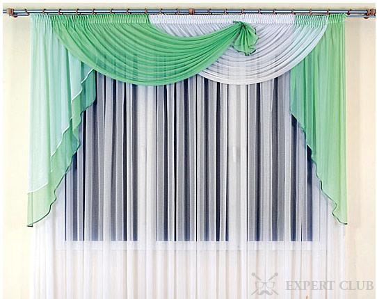 Классические шторы с ламбрекенами – завершенная композиция