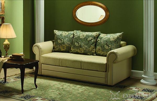 Выкатной диван органично вписывается в любой интерьер