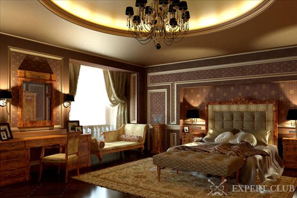 Дизайн спальни в классическом стиле - небольшое руководство