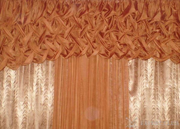 Буфы на шторах — использование в современном интерьере