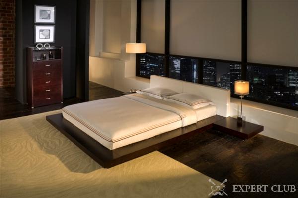 Кровать в японском стиле: восточный интерьер спальни