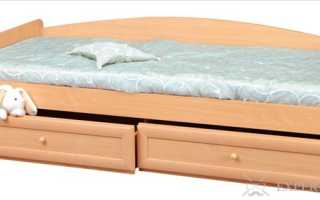 Односпальная кровать с ящиками — выбор, виды и особенности